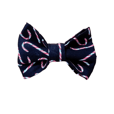 Christmas Cand Cane Bow Tie by Pet Boutique