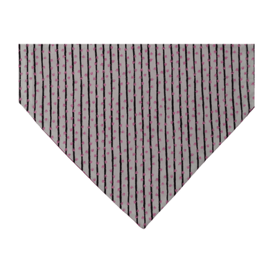 Pawfect pink pawprint bandana