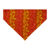 geometric orange dog bandana
