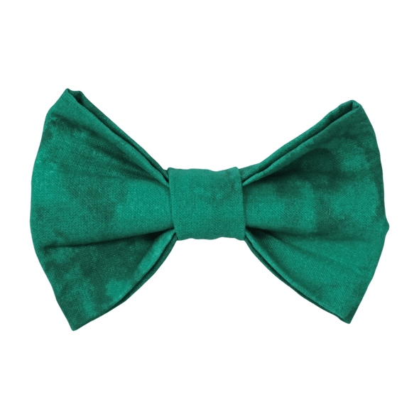 Green with envy dog bow tie