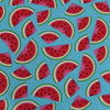 close up of summer watermelon fabric