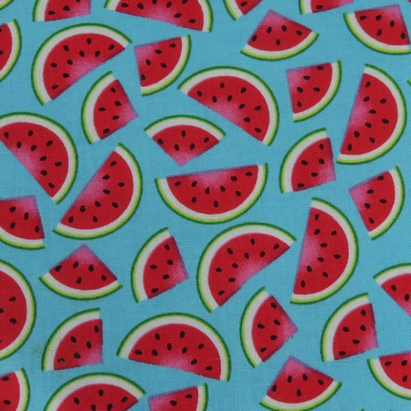 close up of summer watermelon fabric