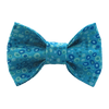 Circus Dots Blue Dog Bow tie