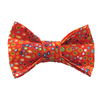 Circus Dots Red Bow Tie
