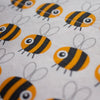 close up of bumble bee dog bandana